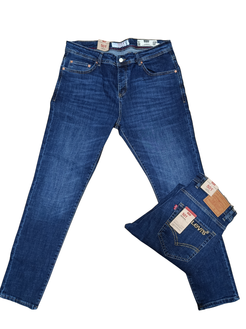 سروال جينز رجالي فاخر – Slim Taper | جودة عالية + ستايل عصري مريح