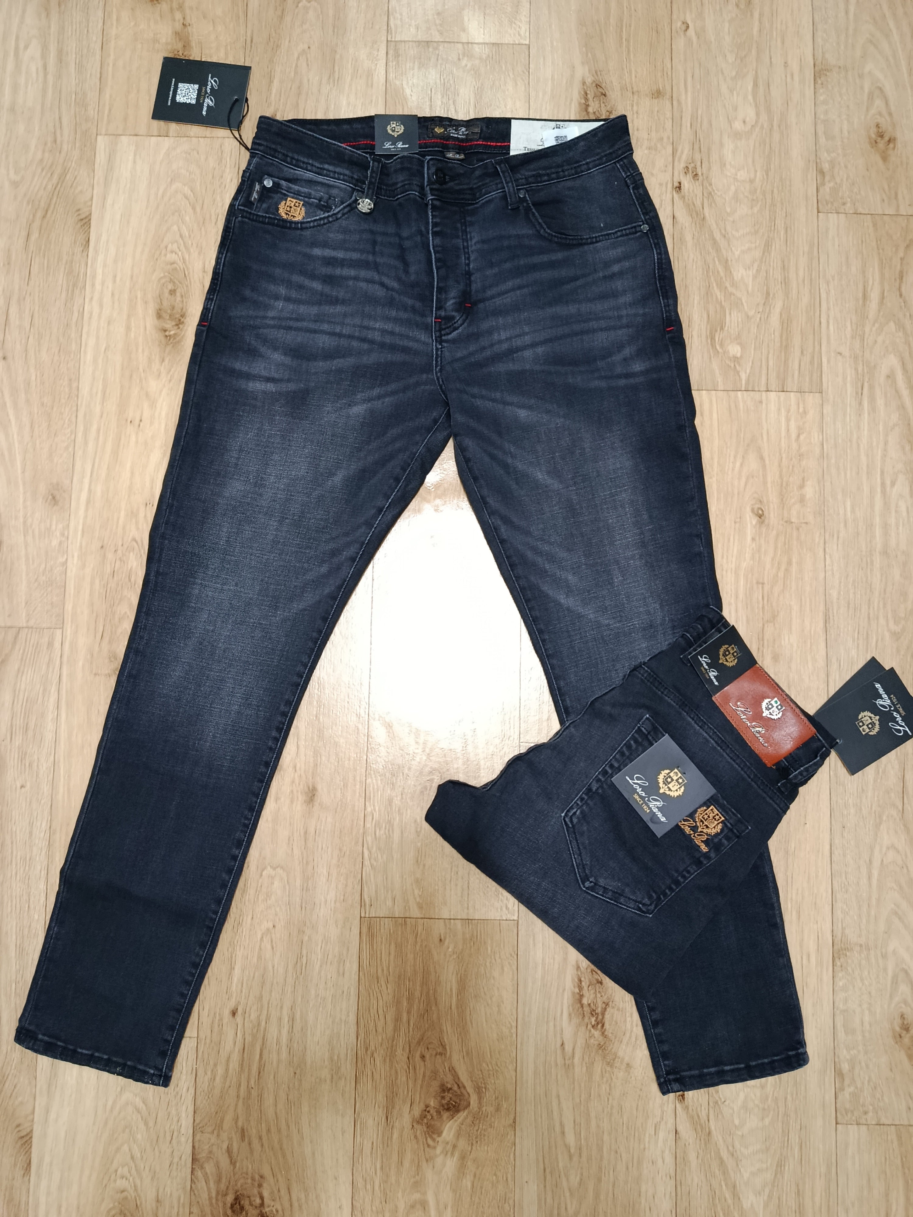 جينز رجالي Loro Piana Slim Fit – جودة عالية وأناقة يومية
