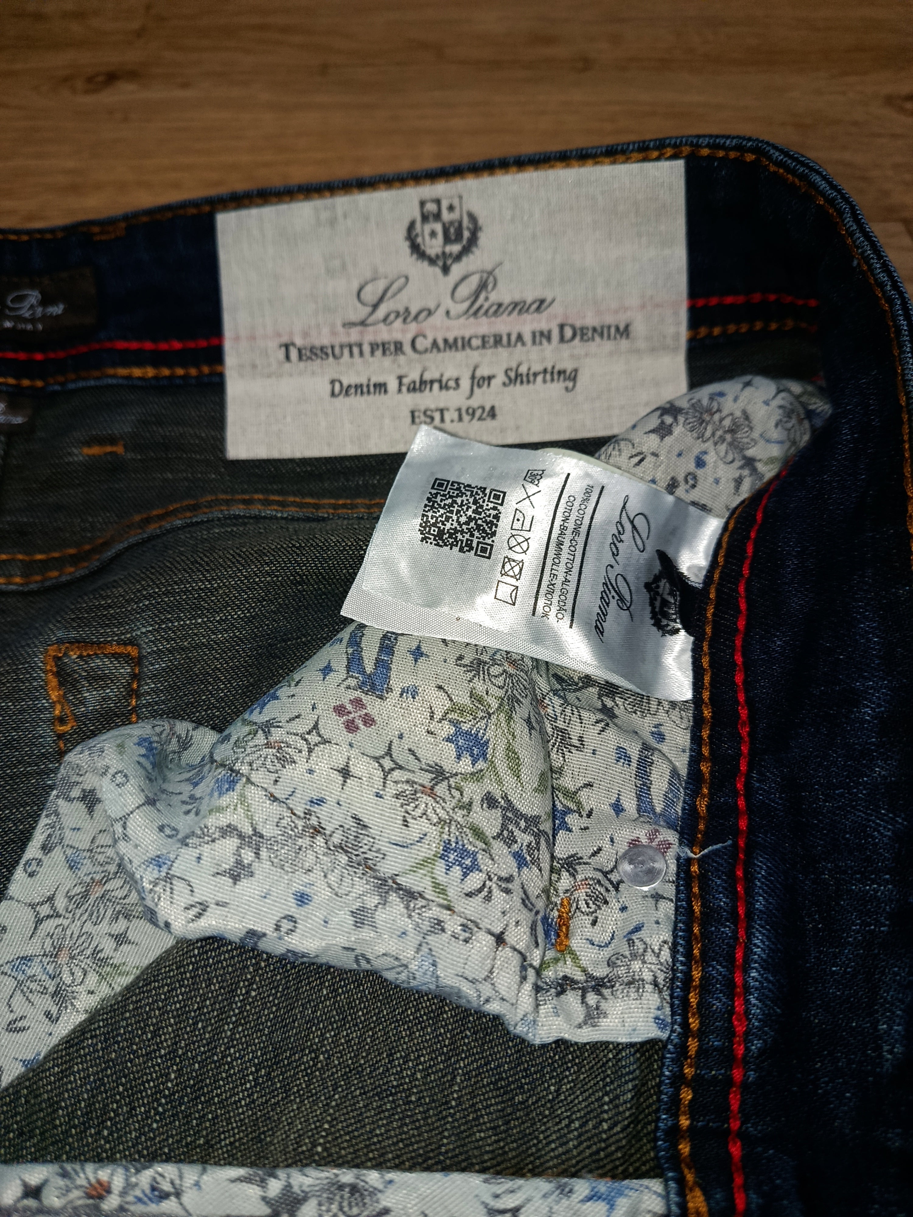 جينز رجالي Loro Piana Slim Fit – جودة عالية وأناقة يومية